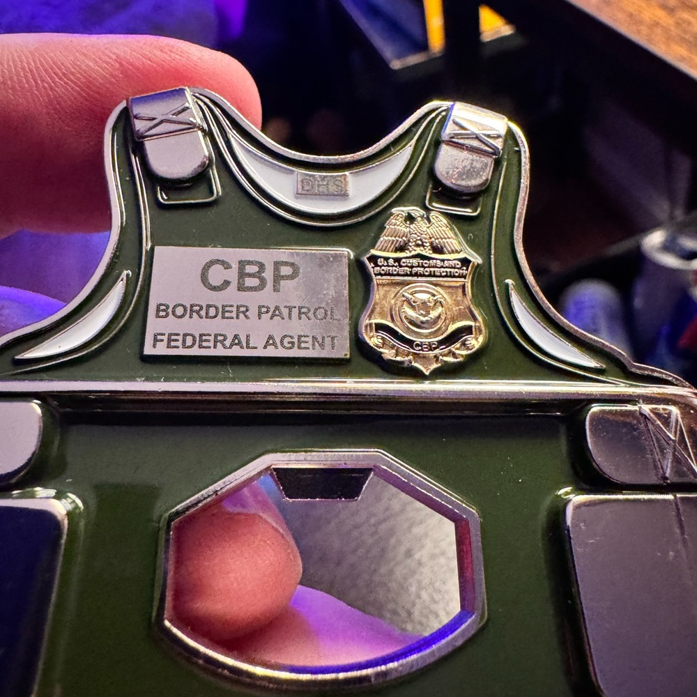 CBP Border Patrol Badge Bottle Opener